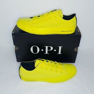 OPI 💅 x Converse electric yellow chucks